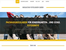 Tablet Screenshot of megastar-fotolabor.de